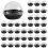 400 Pack Clear Plastic  Cupcake Container, Individual Packaging Treat Boxes with Dome Lids for  Muffin Macaron 1