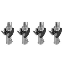 4X Morsetto di Giunzione Connettore Albero, Spazzola per Tosaerba, Irrigazione, Tagliasiepi, Decespugliatore, Accessori 26 mm 9 Scanalature