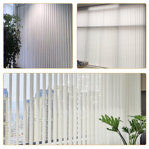Blinds Accessories White PVC Sliding Door 3 Pcs 1
