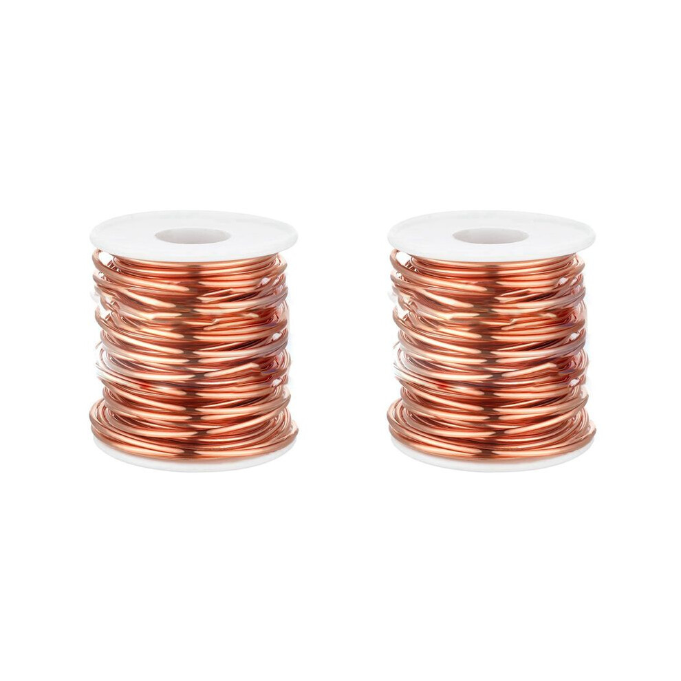 2X Soft Copper Wire For Electroculture Plants Bare Pure Copper Wire,1 Pound Spool,24 Gauge,0.020 Inch Dia 4711150925698