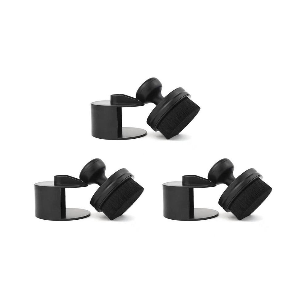 3X Car Tyre Cleaning Brush Set Tire Shine Applicator High Density Detailing Brushes For Vents Trim Seats Emblems Wheels 4712400199524