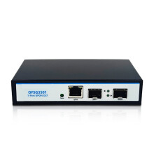 GPON OLT 1PON VLAN 10G 1 Porta Uplink 12V 2A Supporto 128 ONU Alimentazione POE Alimentatore 9DB SFP