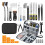 50Pcs 3D Printer Tool Kit for FDM/SLA Printers, Includes Nozzle Cleaning Kit,Scraper,Tool, Files, Brushes Kit with Case 1
