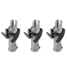 3X Morsetto di Giunzione Connettore Albero, Spazzola per Tosaerba, Irrigazione, Tagliasiepi, Decespugliatore, Accessori 26 mm 9 Scanalature