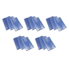 500Pcs DIY Blower Heat Seal Flat Mouth Pvc Heat Shrink Film Bag Wrap Waterproof Storager Transparent Plastic Bag 11x30cm