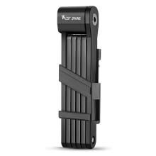 WEST BIKING Portable Bicycle Folding Lock Security Anti-Theft Key Lock Motorcycle Scooter MTB Bike Lock Padlock Bike Accessories