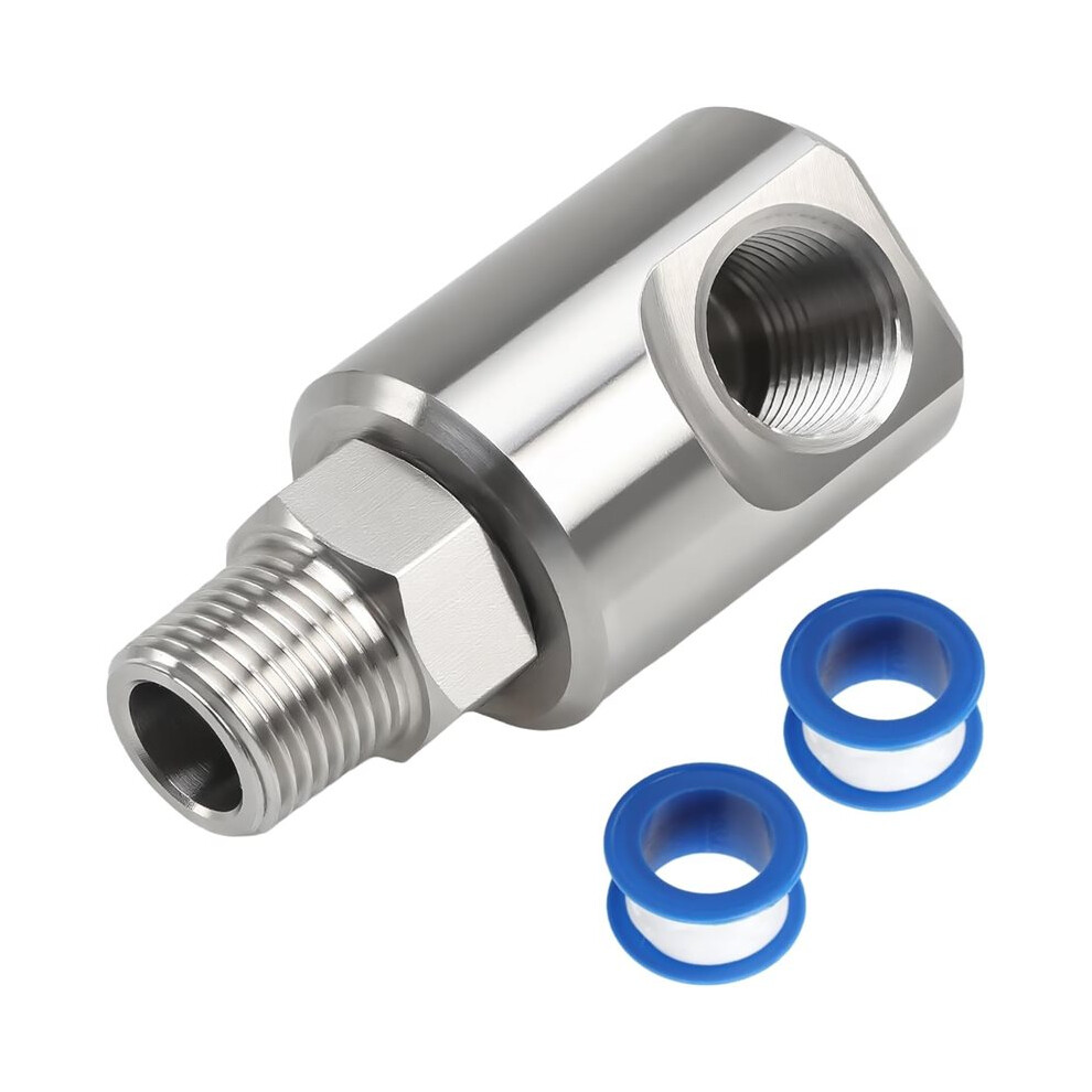 1/2 Inch Mxf Hose Reel Swivel With Grease Zerk - Heavy Duty Steel Fitting For Industrial And Home Use 4713983085327