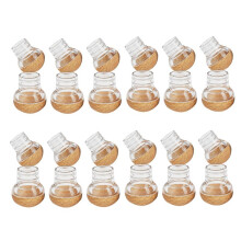 Chair Leg Floor Protectors for Hardwood Floors with Pads Covers to Protect Wood Furniture Leg Feet Cup 24pcs L