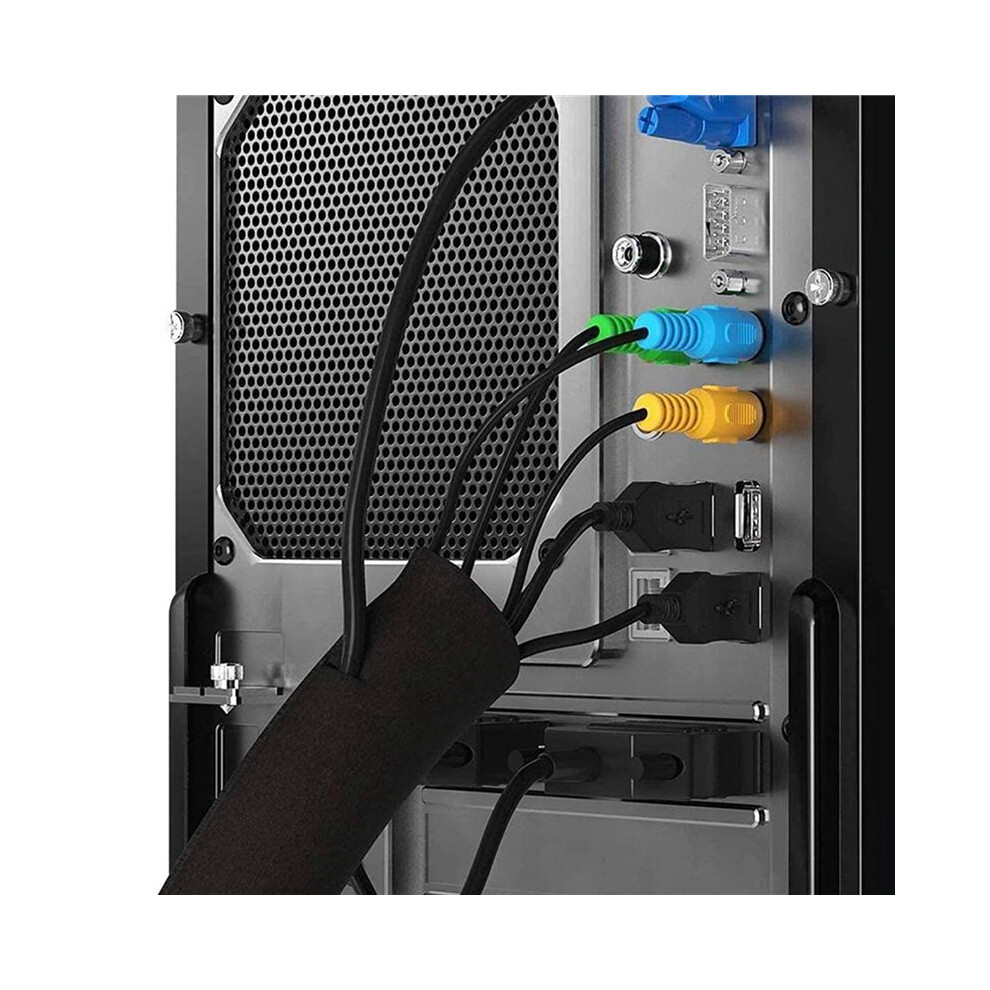 12 Pack Cable Tidy Tube For Tv Computer Home Entertainment,Cable Management Zipper Sleeve Cable Organisers Sleeve 6031396557421