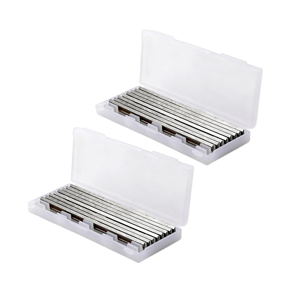 20-Pack 82Mm Reversible Planer Blades For Electric Hand Planers,With Storage Case 4713241368803