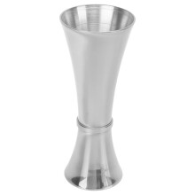 Double Jigger,Wide Opening Thick Design Glossy Finish - Accurate Alcohol Measuring, Easy Cleaning, Perfect