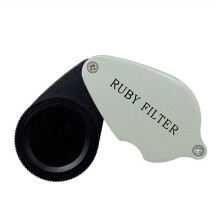 Foldable Ruby Filter Identification Tool for Emerald and Gemstones