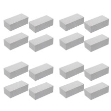 16 PièCes SéRies Mousse Florale SèChe pour Fleurs Artificielles Briques de Mousse Florale Humide Gris Fleuriste Blocs pour Arrangement de Fleurs
