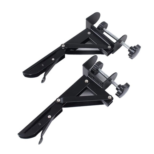 Foldable Desktop Bracket 2Pcs Adjustable Desk  Rack Punch-Free Metal Home Office Organizer Computer Desk Extension