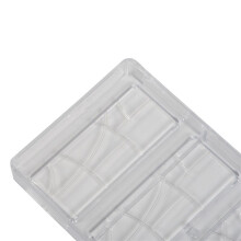 6X Candy Barre de Chocolat Moule Cuisson de Bonbons Stock de Décoration de Gâteau Outil Transparent Chocolat Dur Fabricant Polycarbonate