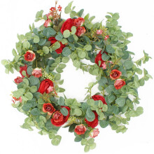 6PC 10/12 Inch Natural Grapevine Wreath Rattan Ring DIY Crafts Base for Wreath Garland Making Home Decoration