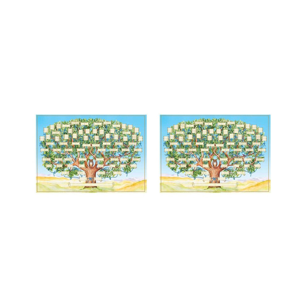 2X Family Tree Chart To Fill In - Blank Ancestry Chart 6-Generation Fillable Genealogy Chart Genealogy Supplies 6034124960821