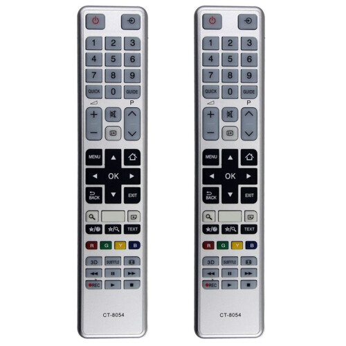 2X CT-8054 Remote Control Replaced Controller for  TV CT8054 55S3653DB