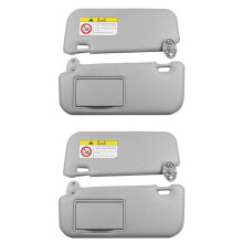 4x Auto-Sonnenblende für 2014 2015 2016 2017 74320-02B21 74310-02K91 mit Spiegel AutozubehöR Grau