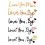 Retro-Schild „Love You Bye“, Wanddekoration, Acryl-Schild-E 2
