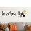 Retro-Schild „Love You Bye“, Wanddekoration, Acryl-Schild-E 3