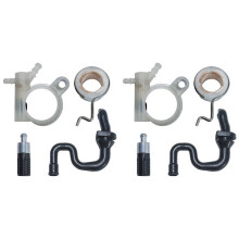 2X 1143 640 3201 Oil Pump Hose Filter Worm Gear Kit for MS251 MS231 MS231C MS251C Chainsaw Parts
