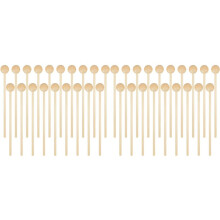 40 Piezas de Mazos de Madera Percusión Glockenspiel Mazos de Xilófono Palos de Madera Pequeños Baquetas Musicales Carillón, 8,2 Pulgadas