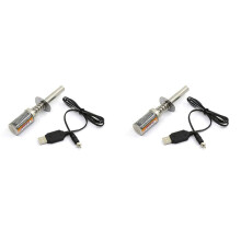 2X RC Nitro 1.2 V 1800Mah Rechargeable Bougie de Préchauffage Démarreur Allumeur USB Chargeur pour Gaz Nitro Moteur Puissance 1/10 1/8 Voiture