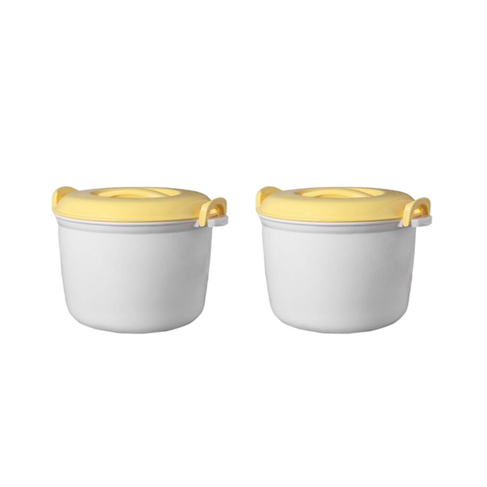 2X Microwave Oven Rice Cooker Multifunctional Steamer 2800Ml Insulation Lunch Box Steaming Utensils For Microwave 6032794279595