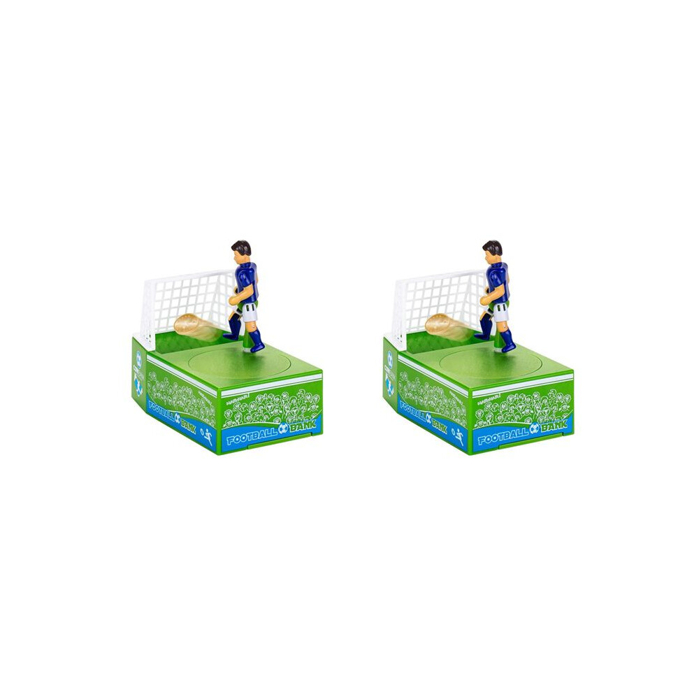 2X Novelty Gift Cartoon Football Savings Pot Electric Piggy Bank Soccer Player Goal Bank Football Piggy Bank Money Box 6032982418393
