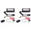 2X  PATA IDE Drive para USB 2.0 Cabo Conversor Adaptador para Disco Rígido HDD 2,5 Polegadas 3,5 Polegadas com Plugue Externo da UE 1