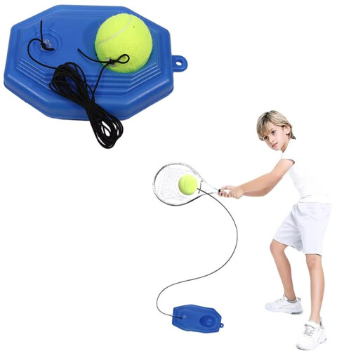 Portable Trainer Rebound  with String Professional with  Beginners Practice Exercise Tool Tennis Practice Device 1