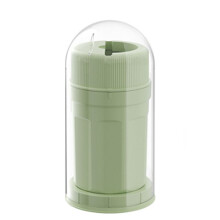 Portable Ice  Mold Release Ice Cup Kitchen Bar Gadgets Rotate-Type Ice  Tray Green