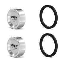 RISK Repair Parts of Titanium Alloy Piston for Highway Bicycle Oil Disc Clamp, for R7170/R8170/R9270 Model of the Car
