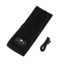 Upgraded Cordless Wrist Massager for Carpal Tunnel, 4000mAh Rechargeable Heated Brace with Timed & Adjustable Heat