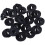 40 Pcs Plastic Rivets for Clip Screw Type Fastener, Black 5