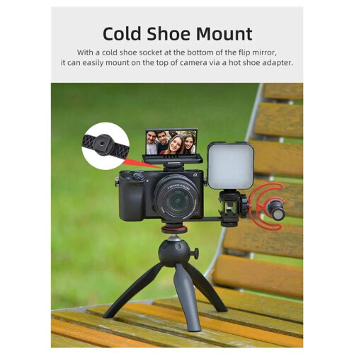 Camera Periscope Flip Mirror Screen Camera for DSLR and Mirrorless Cameras Selfie Vlogging Live Streaming for , 2