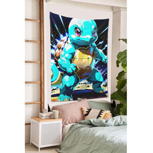Tapeçaria de parede Squirtle 60x40 polegadas 2