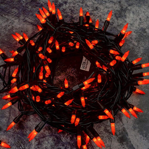 Battery Operated LED String Lights 50 pcs 16.4 ft Green Wire 1