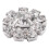 Crystal Rhinestone Button Flat Back Decoration DIY 15mm 20 Pcs Clear 4