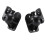 Universal Rotatable Speaker Wall Mount Stand Bracket 5 Pair Black 4