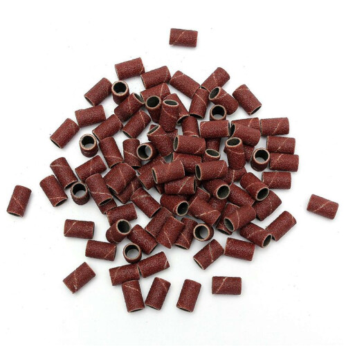 400 PCS Nail Drill Sanding Band Machine Replacement Bits Pedicure (80 ) 1