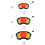 Protective Dog Sunglasses With Sun Blocking Lens For-Green S 4