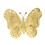 Clôture murale papillon en forme de papillon, 3 pièces, 4