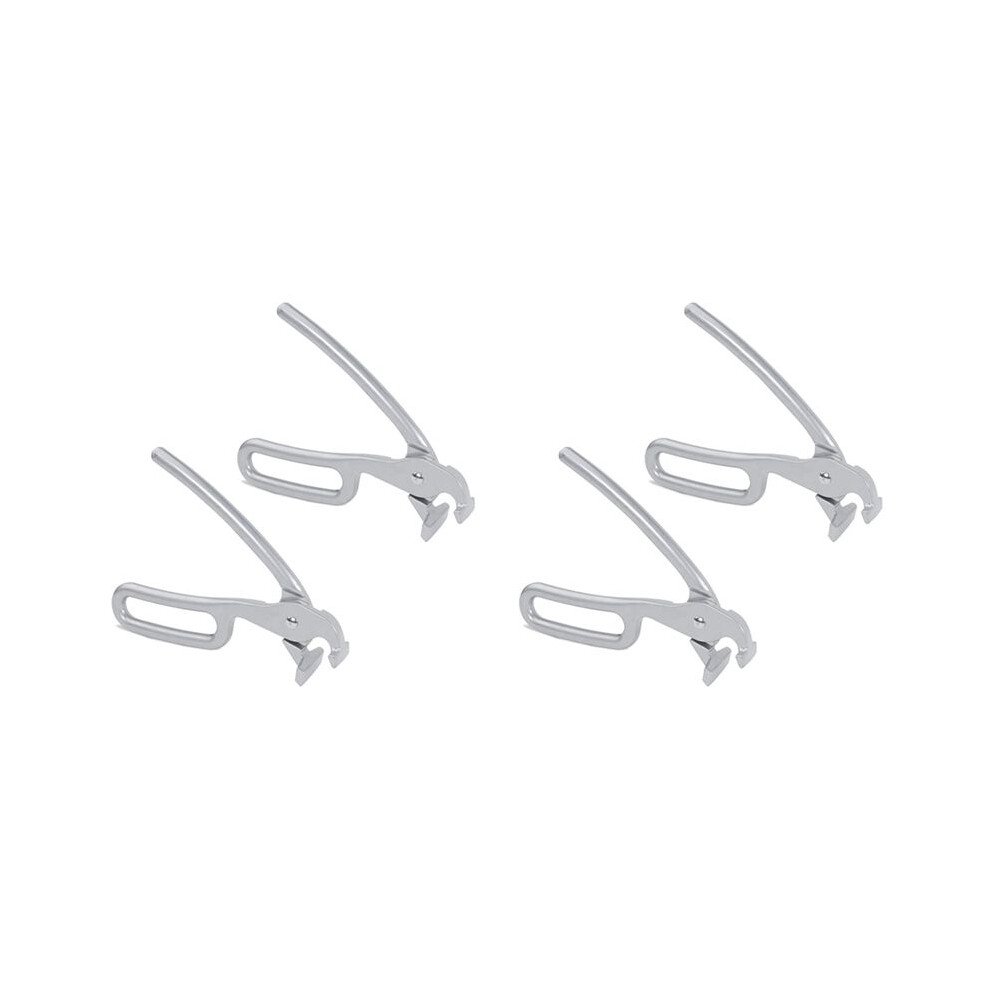 4X Pizza Gripper For Deep Pizza Pans Heavy Duty Gripper Cast Aluminum Pan Tongs For Pulling Hot Oven Pizza Pan Dish Tray 4712489066526