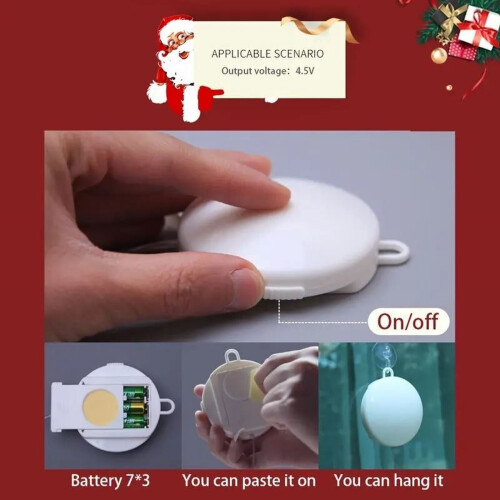 Christmas LED decorative lights21cm colorful patterns 2