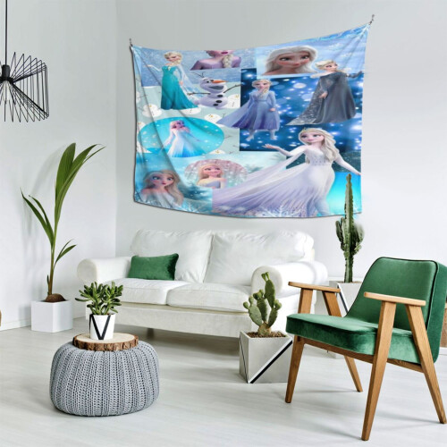 Tapeçaria de parede com tema Frozen, 152 x 102 cm (60 x 40 polegadas) 2