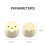 Chick-Shaped Night Light with Touch Control – Warm & 5