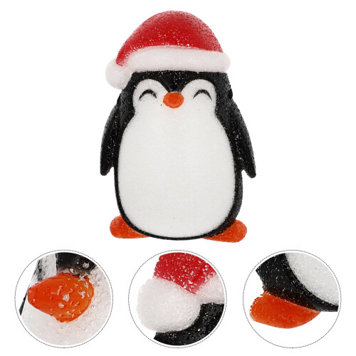 Χριστουγεννιάτικο Φωτιστικό Τοίχου Penguin σε Λευκό Χρώμα EVA 1