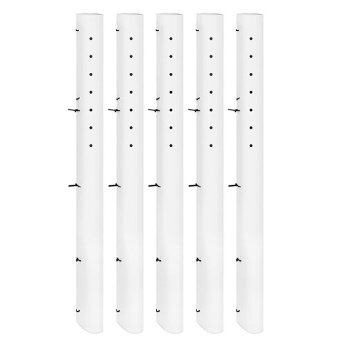 Tubo de Cultivo Ventilado para Mudas de Árvores de 48 Polegadas (122 cm), com Abraçadeiras Removíveis.